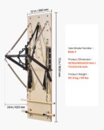 VEVOR Pilates Reformer Foldable, Suitable for Intermediate and Beginners Users, Pilates Equipment for Home Gym Studio Us