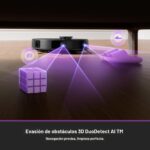Robot Aspirador y Trapeador Eureka E20 Plus NERE20PLUS – Estación Vaciado Automático 45 Días sin Bolsa, Succión 8,000Pa,