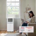 Aire acondicionado portátil LG LP0825WFR 8000 BTU DOE 11000 BTU ASHRAE enfría 33 m2 control remoto pantalla LCD filtro l