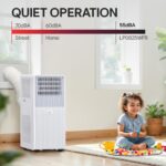 Aire acondicionado portátil LG LP0825WFR 8000 BTU DOE 11000 BTU ASHRAE enfría 33 m2 control remoto pantalla LCD filtro l