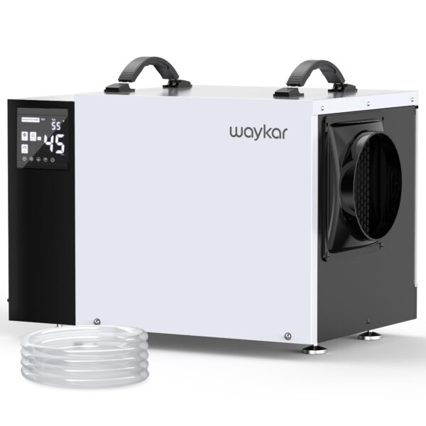 Deshumidificador Waykar AFW2.0DPM 125 Pintas con Bomba 6500 ft² Certificado TUV