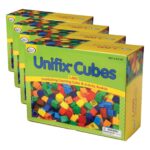 Didax Unifix Cubes, juego de 1000 unidades (paquete de 4)