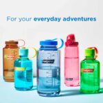 Nalgene Botella de agua Tritan de 32 onzas, sin BPA, boca ancha, para entrenamientos y viajes, amatista, paquete de 6