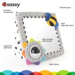 Sassy Tummy Time See Me - Espejo de piso para mayores de 0 meses (80928) (paquete de 6)