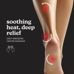 Homedics Luxe Comfort Masajeador de pies y pantorrillas con calor, Shiatsu, amasamiento profundo, compresión de aire, im
