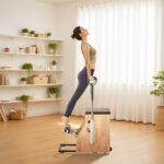 VEVOR Pilates Reformer Foldable, Suitable for Intermediate and Beginners Users, Pilates Equipment for Home Gym Studio Us