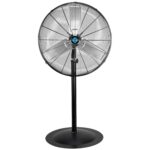 Ventilador de Pedestal con Sistema de Nebulización para Exteriores Tornado HI-KIT-20POF13IN-WR | 20 Pulgadas, 5250 CFM,