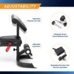 Marcy Banco de Pesas Ajustable para Gimnasio en Casa, Banco de Entrenamiento Resistente con Respaldo de 7 Posiciones, In