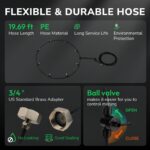 Ventilador de Pared Oscilante Tornado HI-KIT-30MOWF20IN-WR 30 Pulgadas con Kit de Nebulización IPX4 Motor TEAO 2 Velocid