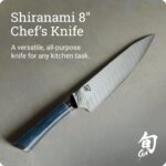 Shun Shiranami Cuchillo de chef de 8" Kai FRD0706