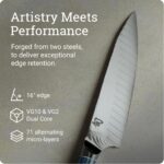 Shun Shiranami Cuchillo de chef de 8" Kai FRD0706