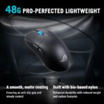 Mouse Inalámbrico ASUS ROG Harpe II Ace P723 Esports 48g 42000 DPI Sondeo 8K Tri-Modo 101 Horas Batería