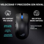 Mouse Inalámbrico ASUS ROG Harpe II Ace P723 Esports 48g 42000 DPI Sondeo 8K Tri-Modo 101 Horas Batería
