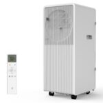 Aire acondicionado portatil 4 en 1 GarveeTech BS-8K-WT-iS1x 8000 BTU para cuartos hasta 33 m2 con refrigeracion ventilad