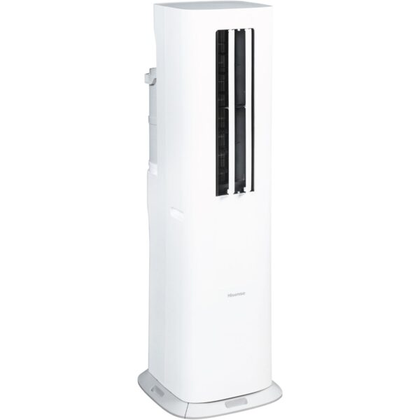 Aire acondicionado portátil inversor Hisense AHTP0825UW1W 8000 BTU calor y frío manguera doble deshumidificador operació