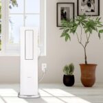 Aire acondicionado portátil inversor Hisense AHTP0825UW1W 8000 BTU calor y frío manguera doble deshumidificador operació