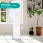 Aire acondicionado portátil inversor Hisense AHTP0825UW1W 8000 BTU calor y frío manguera doble deshumidificador operació