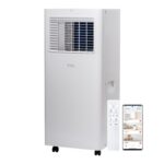 Aire acondicionado portátil inteligente TCL H6P44W 6000 BTU deshumidificador ventilador para espacios hasta 23 m2 contro