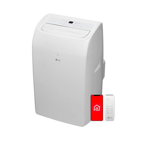 Aire acondicionado portátil inteligente LG LP0825WSSM 8350 BTU control WiFi y voz LG ThinQ cobertura 350 pies cuadrados