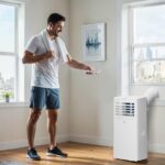 Aire acondicionado portátil LG LP0625WFR 6000 BTU DOE 115V para habitaciones de hasta 23 metros cuadrados funcionamiento