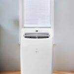 Aire acondicionado portátil inteligente LG LP1025WSSM 10200 BTU DOE 14000 BTU ASHRAE enfría hasta 41.8 m2 con control po