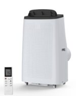 Aire acondicionado portátil DrawVibe 14000 BTU 3 en 1 enfría hasta 65 m2 silencioso con control remoto kit de instalació