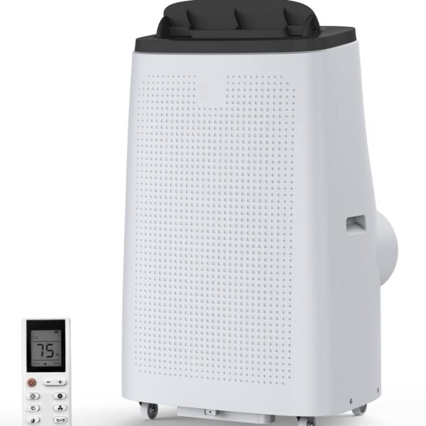 Aire acondicionado portátil DrawVibe 14000 BTU 3 en 1 enfría hasta 65 m2 silencioso con control remoto kit de instalació