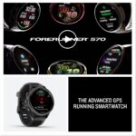 Garmin® Forerunner® 570, 42mm, Reloj inteligente avanzado para correr y triatlón con GPS, pantalla AMOLED, funciones de