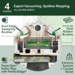 Robot aspiradora trapeadora iRobot Roomba Max 705 Combo X185220 base lavado automático LiDAR rodillo extensible