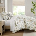 Juego de funda de edredón floral Harbor House E&E Co. Ltd DBA JLA Home HH12-1879 algodón satinado 300 hilos King estampa