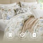Juego de funda de edredón floral Harbor House E&E Co. Ltd DBA JLA Home HH12-1879 algodón satinado 300 hilos King estampa
