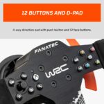 Volante de Carreras Rally Corsair Fanatec CSL Elite CRD-9020016-WW WRC con licencia oficial agarre Alcántara pantalla LE