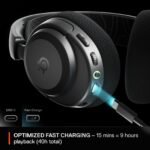 Auriculares Gaming Inalámbricos SteelSeries Arctis Nova 3P 61686 2.4GHz Bluetooth 40h batería controladores neodimio PS5