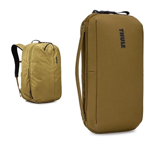 Mochila de viaje Thule Aion 28 litros con organizador 2 en 1 y bolsa electrónica color nutria