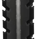 Fitvids Estante para mancuernas con marco en A, 4 niveles, 5 niveles, en forma de A, estante vertical para gimnasio en c