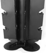 Fitvids Estante para mancuernas con marco en A, 4 niveles, 5 niveles, en forma de A, estante vertical para gimnasio en c