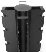 Fitvids Estante para mancuernas con marco en A, 4 niveles, 5 niveles, en forma de A, estante vertical para gimnasio en c