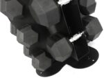 Fitvids Estante para mancuernas con marco en A, 4 niveles, 5 niveles, en forma de A, estante vertical para gimnasio en c