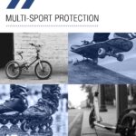 Casco Multideporte Triple Certificado 80Six - Ideal para Bicicleta, Monopatín, Patineta, Patines en Línea y Patinaje en