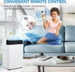 Aire acondicionado portátil con deshumidificador y ventilador GarveeTech TAC-10CPD/DM7 14000 BTU enfría hasta 750 pies c