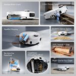 Robot Aspirador y Trapeador dreame Aqua10 RLH31CE – Succión 30,000Pa, AquaRoll 100% Antienredos, Salva Obstáculos 2.36in