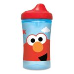 NUK Sesame Street - Vaso duro con boquilla, 10 onzas, paquete de 2 unidades, sin BPA, a prueba de derrames (paquete de 1