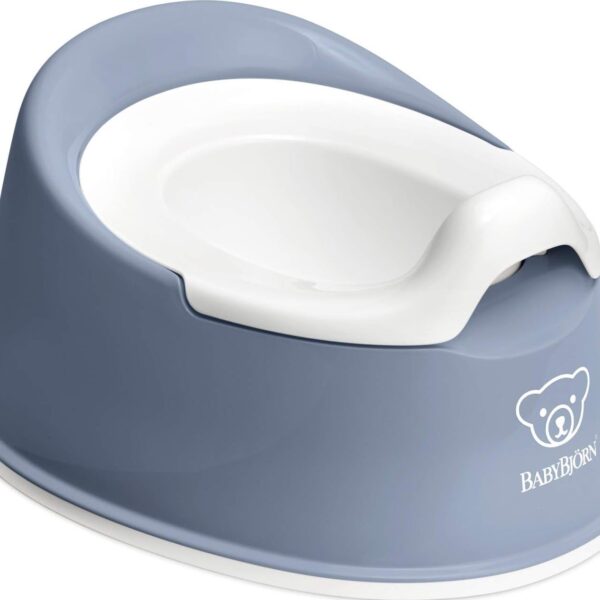 BabyBjörn Orinal inteligente, azul oscuro/blanco, (paquete de 6)