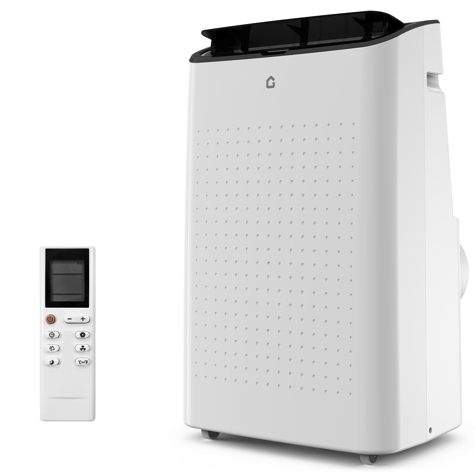 Version 1.0.0 Aire acondicionado portátil 4 en 1 GarveeTech JHS-A020A-09KR-D 14000 BTU refrigeración deshumidificador ventilador modo
