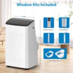 Aire acondicionado portátil 4 en 1 GarveeTech JHS-A020A-09KR-D 14000 BTU refrigeración deshumidificador ventilador modo