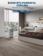 Aire acondicionado portátil 3 en 1 GarveeTech 23eeravdy 10500 BTU refrigeración deshumidificador ventilador enfría hasta