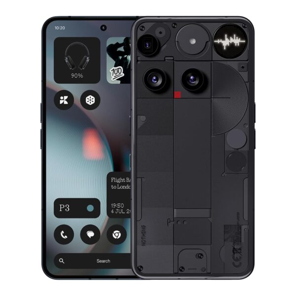 Smartphone Nothing Phone 3 A024 5G 256GB Android 15 Snapdragon 8s Gen 4 cámara cuádruple 50MP pantalla AMOLED batería 51