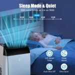 Aire acondicionado portátil AutoSteelix IVl2ajAwGJlD9ISn7aE8oA387 14000 BTU panel táctil LED 3 velocidades cobertura 750