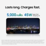 Smartphone Samsung Galaxy A56 5G SM-A566UZKCXAA 256GB Android pantalla gran formato batería larga duración 2025