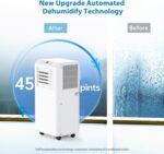 Aire acondicionado portatil Takywep EWfUuGb394VWDebCB19nHwbvTgK74 8000 BTU 3 en 1 con modos refrigeracion deshumidificad